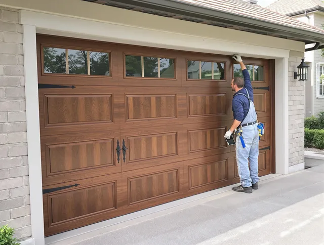 Custom garage door showcase by Ravenna Garage Door Repair in Ravenna