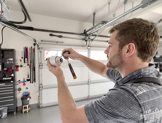 Garage door opener repair service by Ravenna Garage Door Repair in Ravenna
