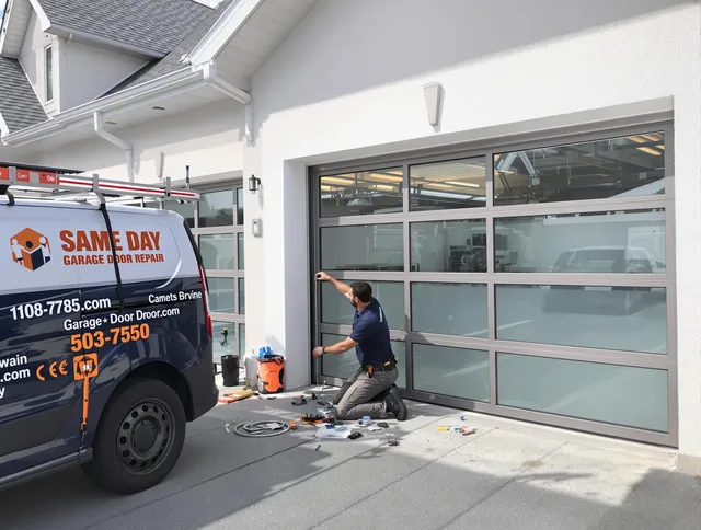 Same-day garage door repair service by Ravenna Garage Door Repair in Ravenna